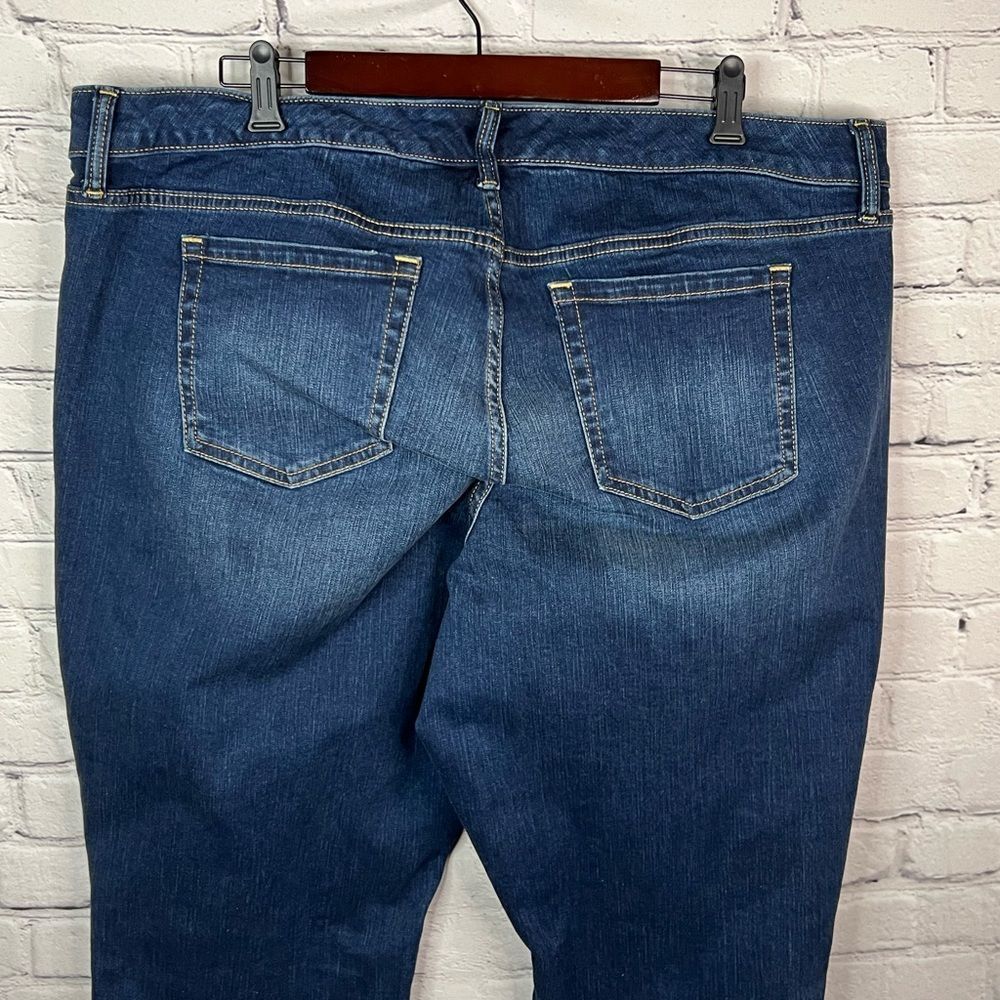 Torrid Plus-Size Crop Boyfriend Straight Vintage Stretch Mid-Rise Jean size 20R - Picture 6 of 9